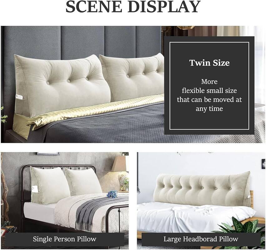 SCENE DISPLAY

Twin Size: More flexible small size that can be moved at any time

Single Person Pillow

Large Headboard Pillow
