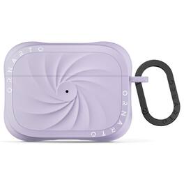 Ornarto - Vortuxe for AirPods Pro 2nd / 1st Generation Case, Liquid Silicone Shockproof Cover with Carabiner - Purple