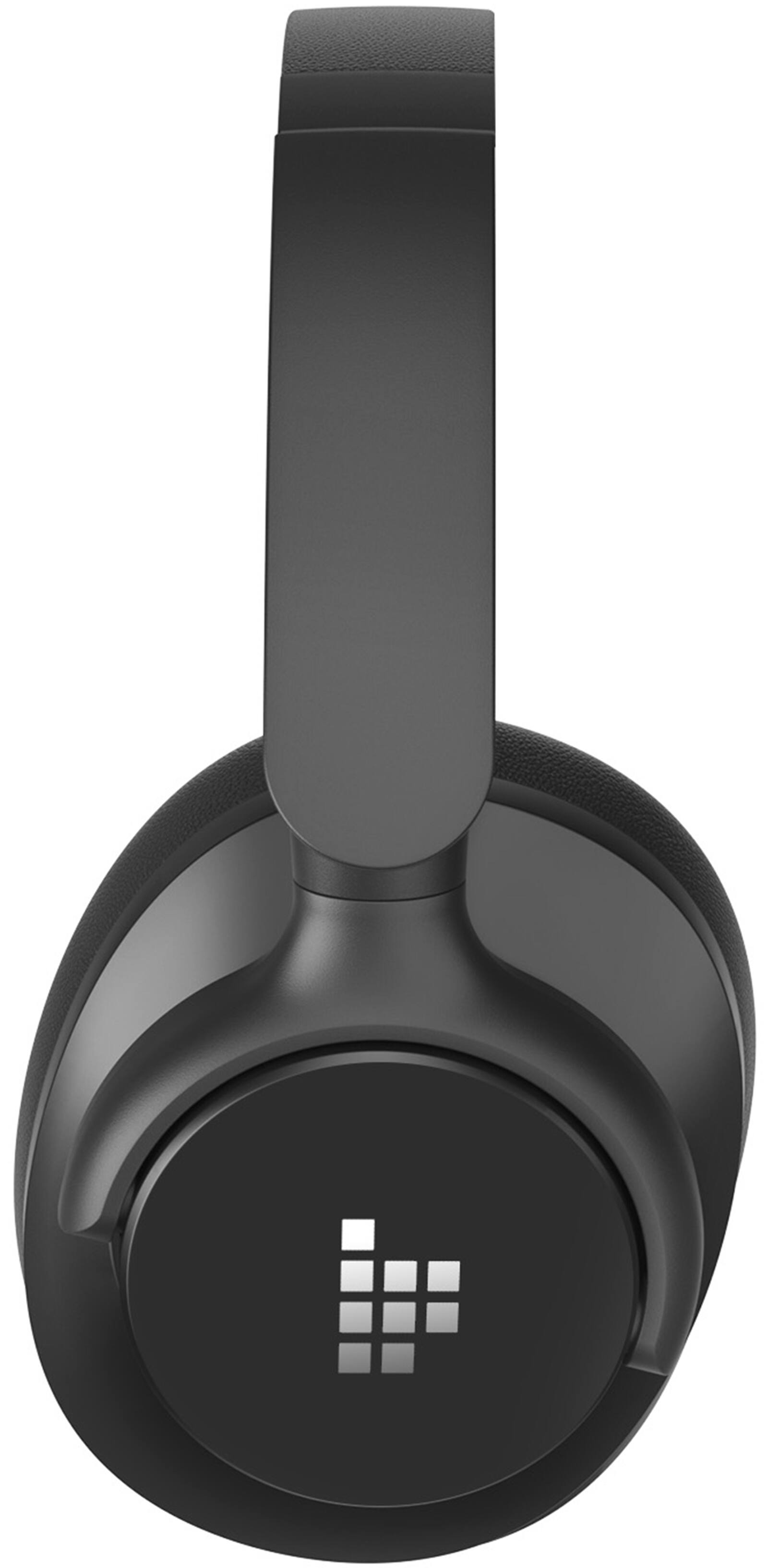 Left. Tronsmart - Q20 Active Noise Cancelling Headphones, Wireless Over-Ear Bluetooth Headphones, 60H Playtime, Deep Bass, Comfort Fit - Black.