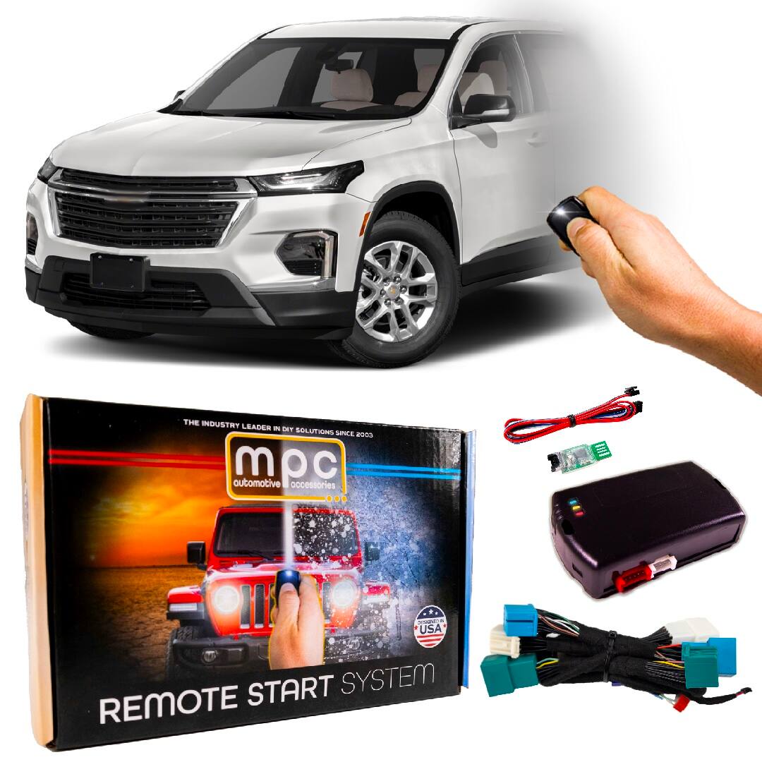 MPC - OEM Remote Activated Remote Start For 2018-2023 Chevrolet Traverse Push-to-Start - Black