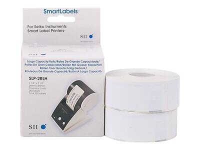 Seiko - SmartLabels Thermal Address Labels, 1 1/8" x 3 1/2", 260/Roll, 2 Rolls/Box - White