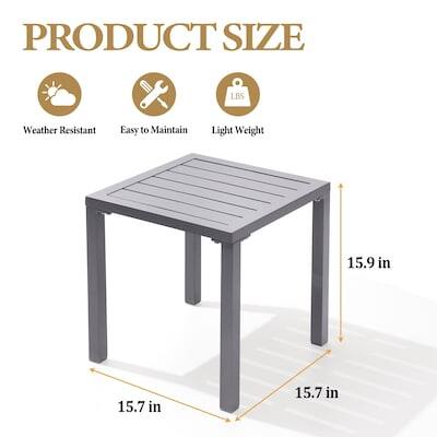 PRODUCT SIZE  
LBS  
Weather Resistant  
Easy to Maintain  
Light Weight  
15.9 in  
15.7 in  
15.7 in