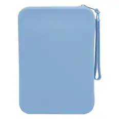 Front. Strapsicle - Strapsicle Clutch for E-Readers - Kindle, Paperwhite, Kobos, Nook - Anti-Dust Coating - Bondi Blue.