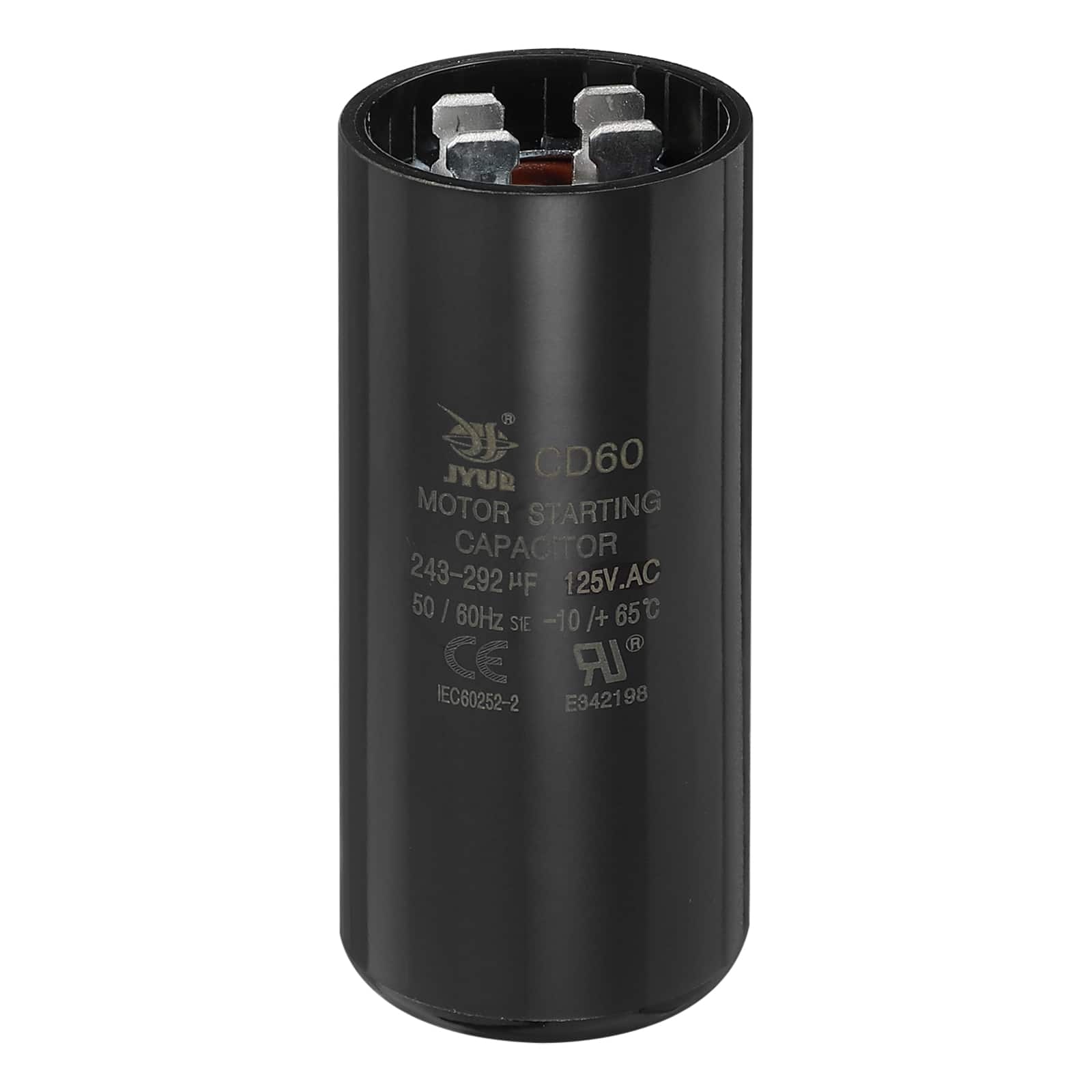Unique Bargains - CD60 Capacitor 243-292 Mfd, 125 VAC Run Motor Start Capacitor for Electric Fan/Well Pump - Black price history on PriceWatchPro