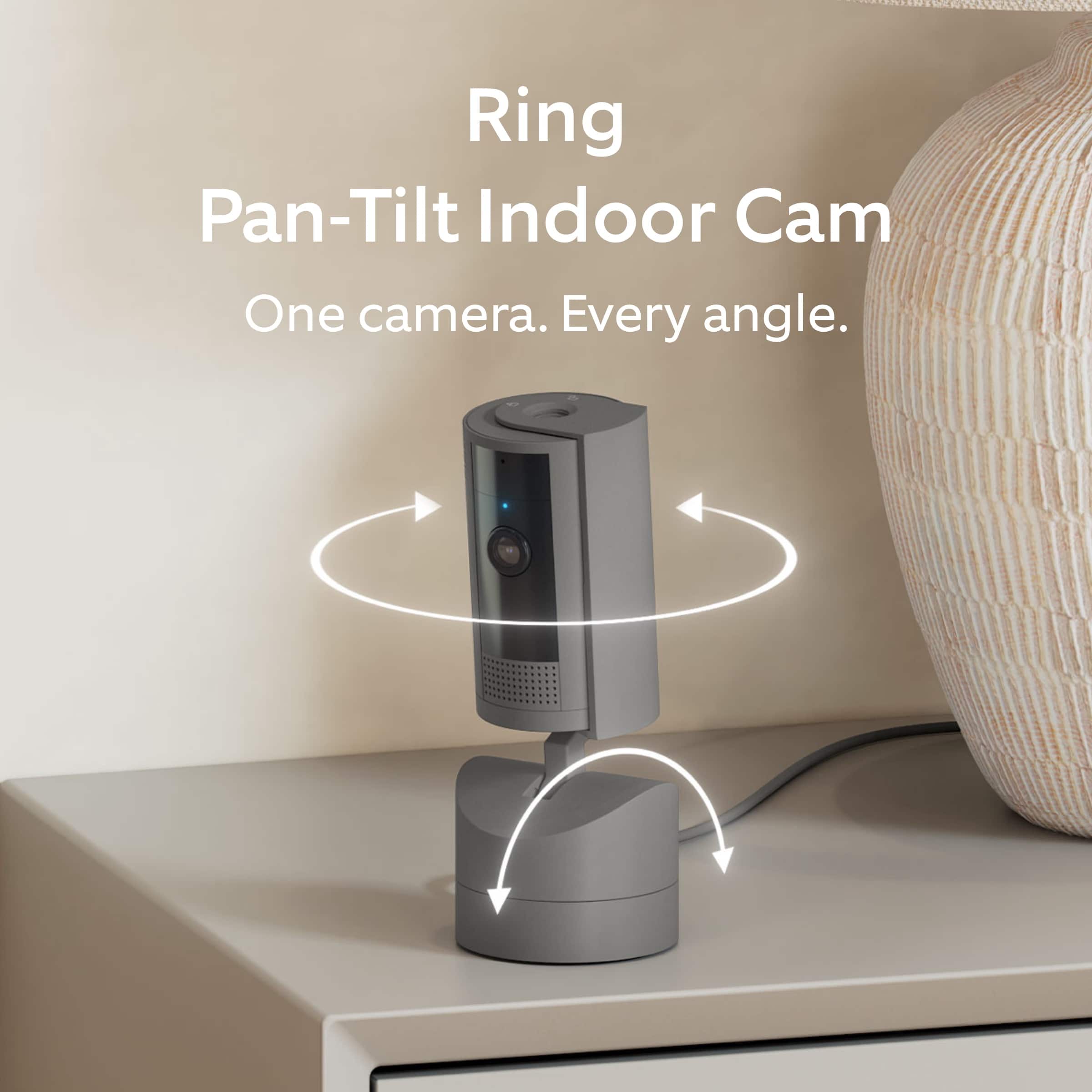 Ring Pan-Tilt Indoor Cam: One Camera. Every Angle.