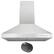 Front. Hauslane - Hauslane WM-530 Base 30-in Convertible Wall-Mounted Range Hood - Silver.