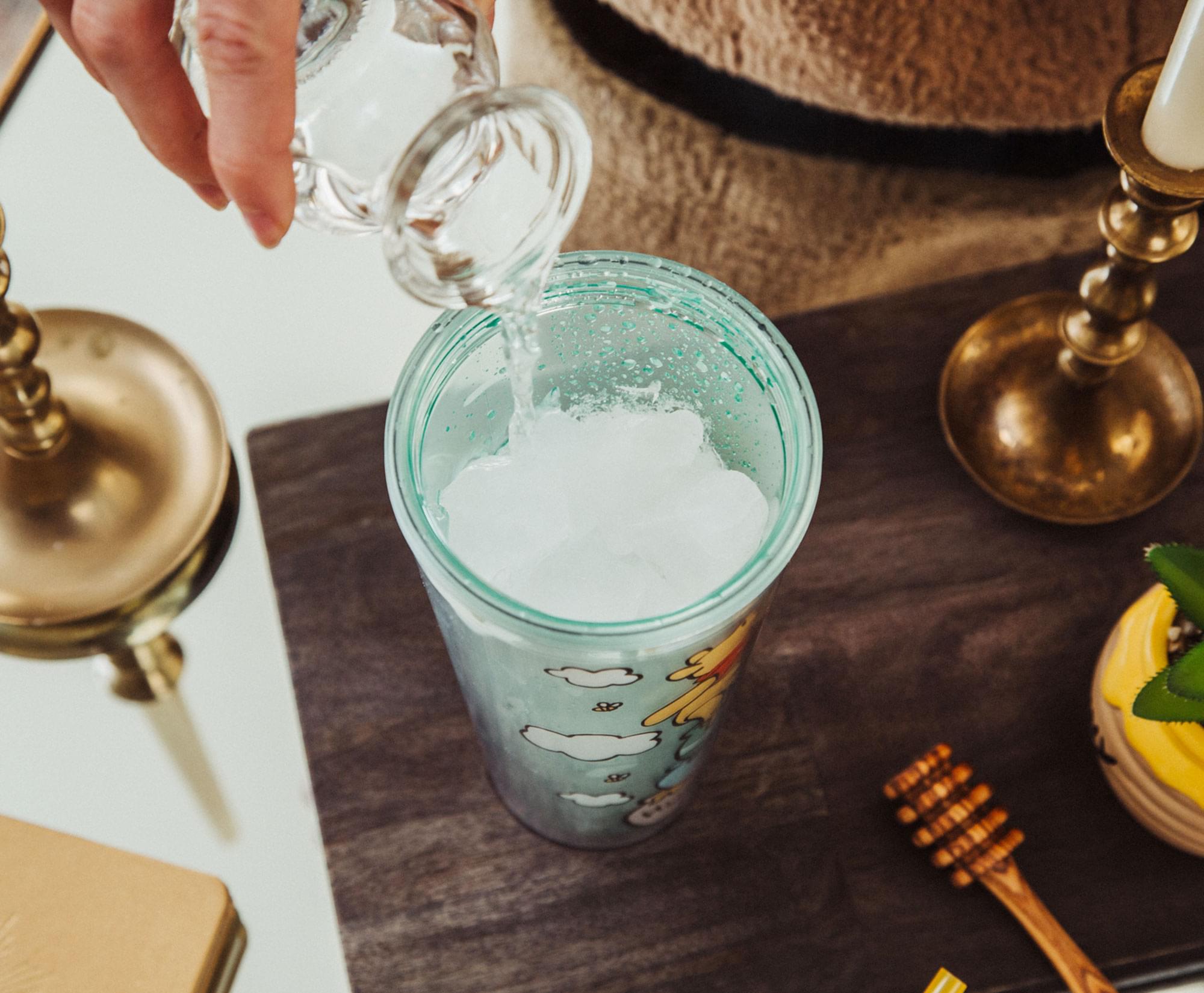 Alt View 2. Disney - Disney Winnie the Pooh Hunny Pot Carnival Cup With Lid and Straw | Hold 24 Ounce - Blue.