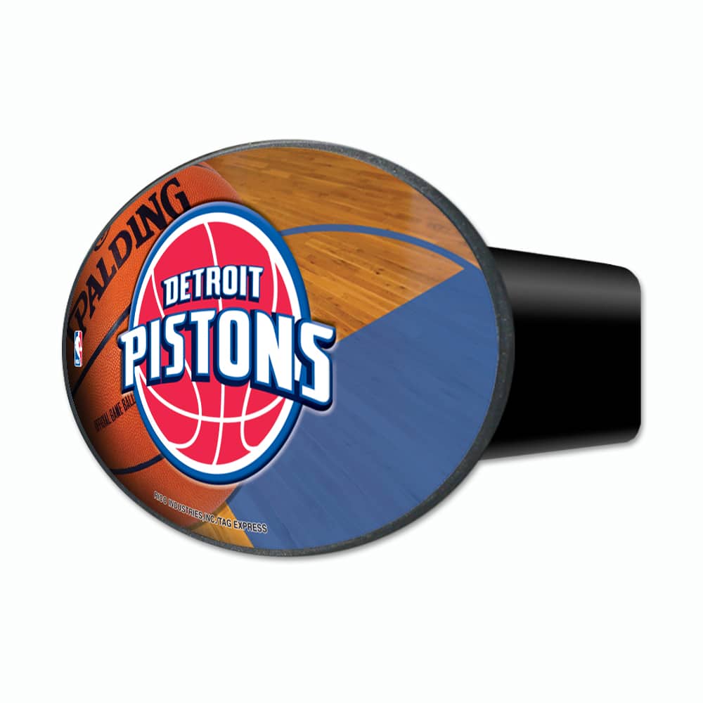 Rico Industries - Detroit NBA Pistons Basketball 3-In-1 Hitch Cover Auto Emblem - Multi