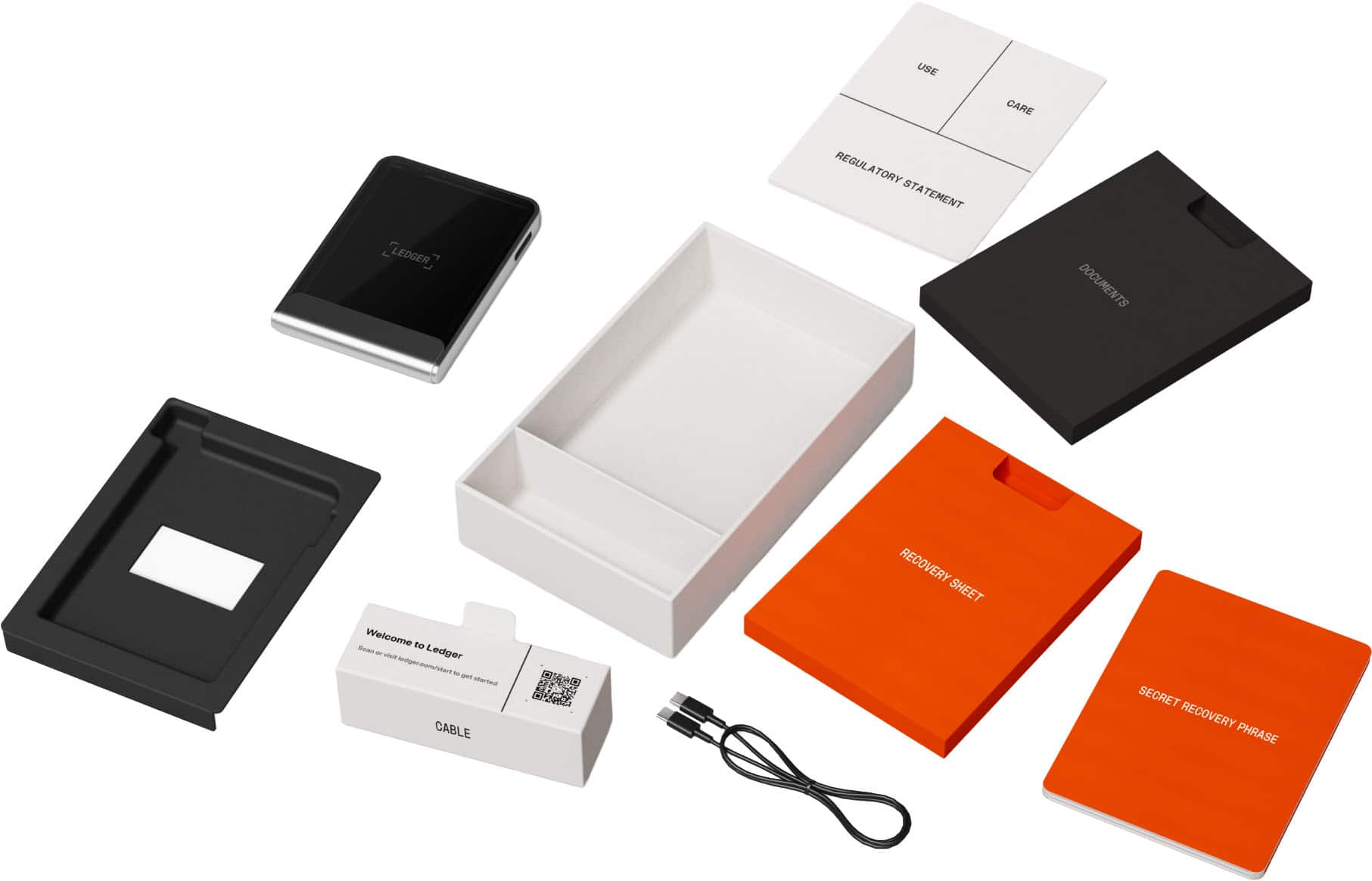 - Welcome to Ledger
- Read or watch Ledger.com/start to get started
- CAB
- USE CARE LEDGER REGULATORY STATEMENT DOCUMENTS
- REGULATORY STATEMENT
- CARE
- DOCUMENTS
- GNtA CABLE
- RECOVERY SHEET
- SECRET RECOVERY PHRASE