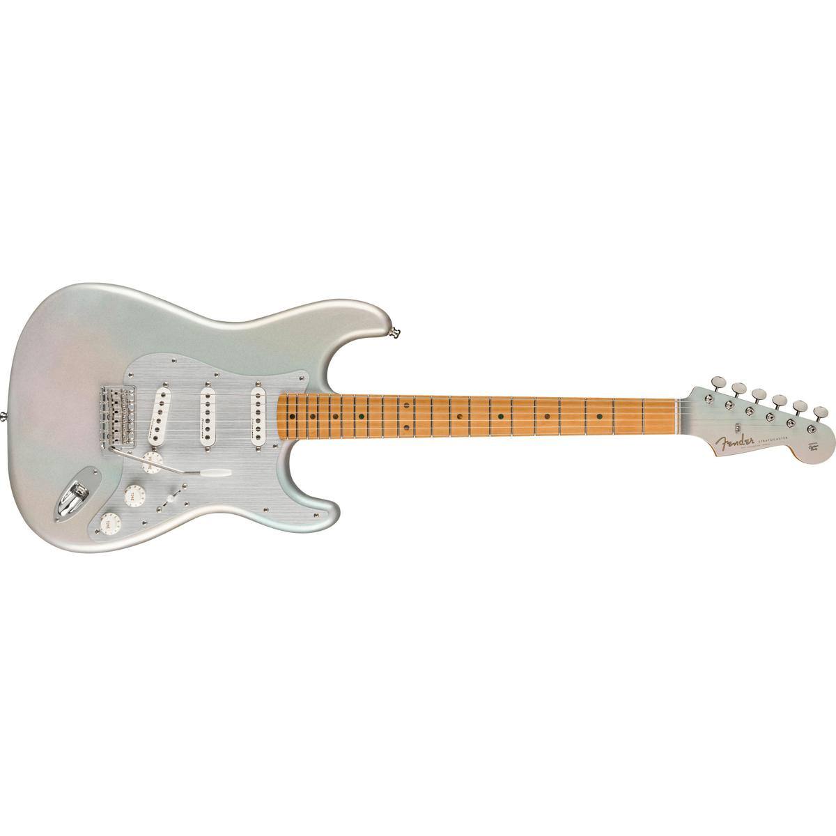 Alt View 6. Fender - Fender H.E.R. Stratocaster Electric Guitar, Maple Fingerboard, Chrome Glow.