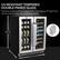 Alt View 13. Whynter - 20-Bottle Dual Zone Wine Refrigerator - Black.