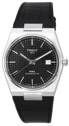 Tissot - PRX T-Classic Powermatic 80 Dial T137.407.16.051.00 T1374071605100 100M Men's Watch - Black