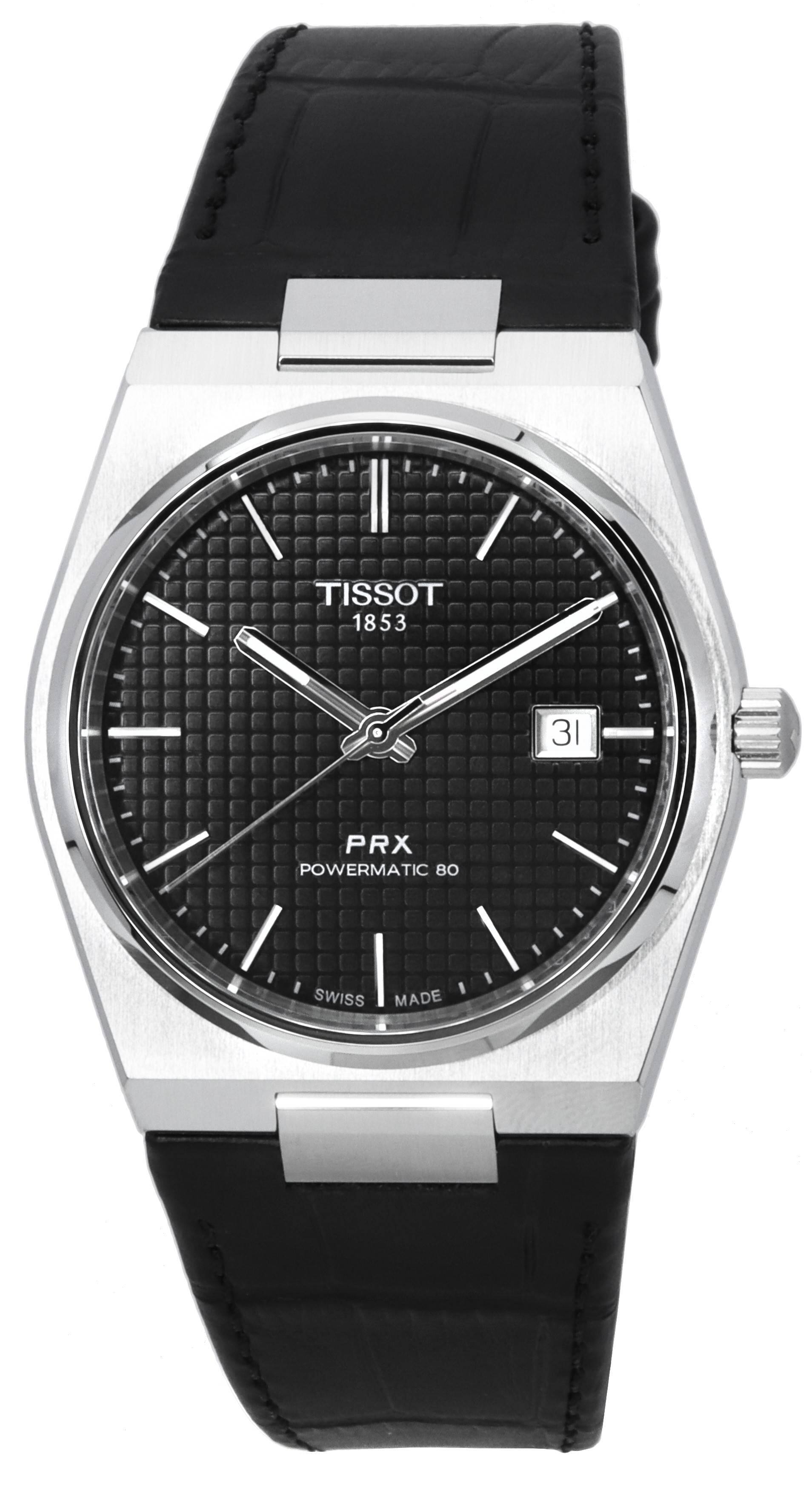 TISSOT 1853  
PRX POWERMATIC 80  
SWISS MADE