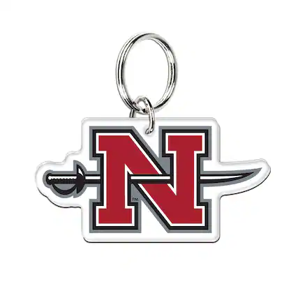 Front. WinCraft - Nicholls State Colonels Premium Acrylic Team Key Ring - Multicolor.