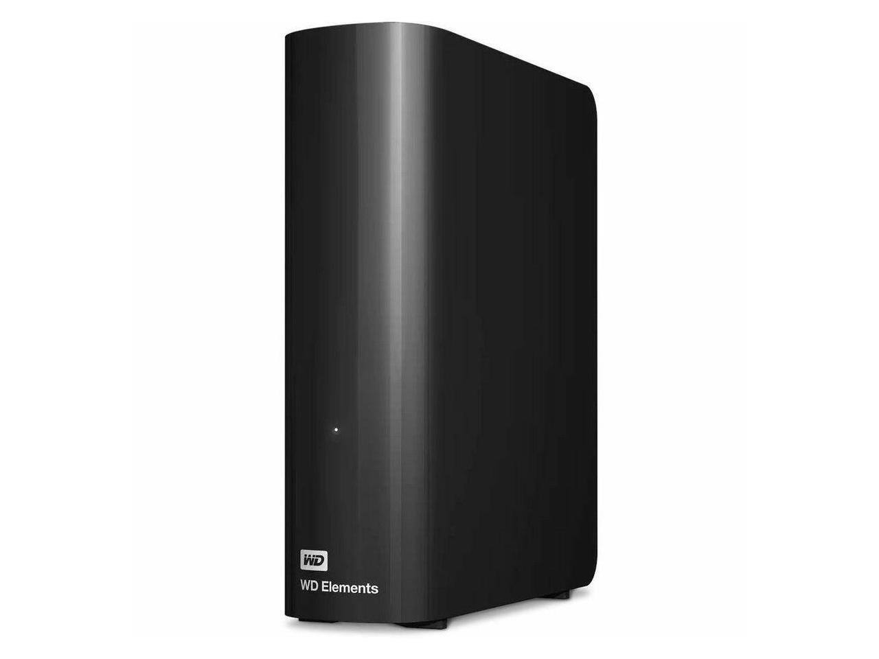 Western Digital - WD Elements 26 TB External Desktop Hard Drive - USB 3.2 - (WDBWLG0260HBK-NESN) - Black