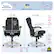 Left. Serta - Upholstered Back in Motion Health & Wellness Manager Office Chair - Fabric - Dark Gray.