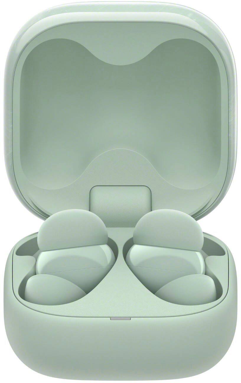 Alt View 12. Sony - LinkBuds Fit True Wireless Noise Canceling Earbuds - Sage Green.