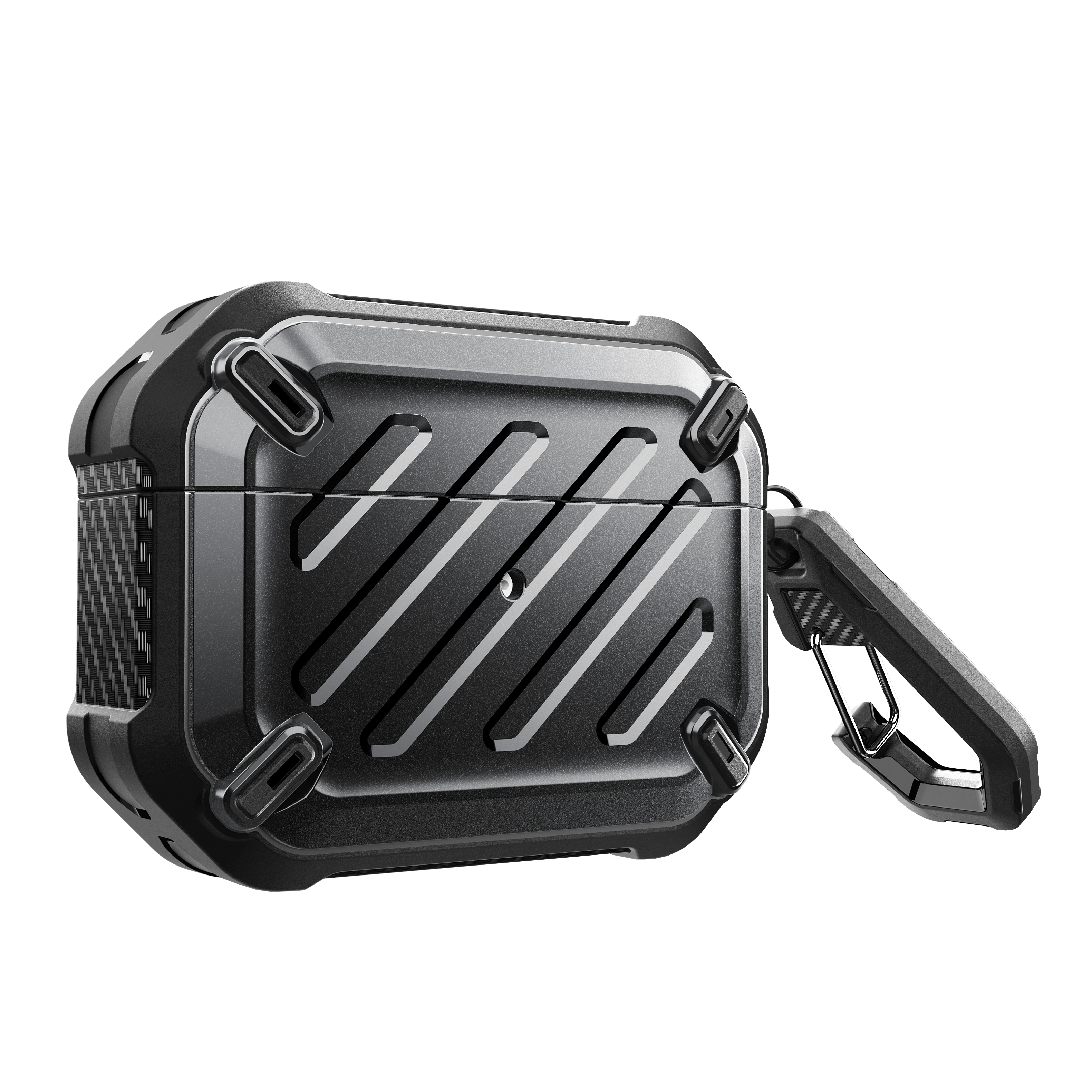 SUPCASE - Apple AirPods Pro 1 & 2 Unicorn Beetle PRO Rugged Case Waterproof Case - Black