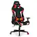 Front. Costway - Racing Massage Gaming Chair with Lumbar Support - Red + Black.