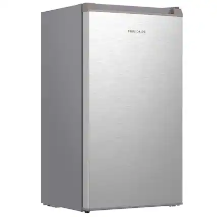 Front. Frigidaire - 3.2-Cu. Ft. Refrigerator - Stainless Steel.