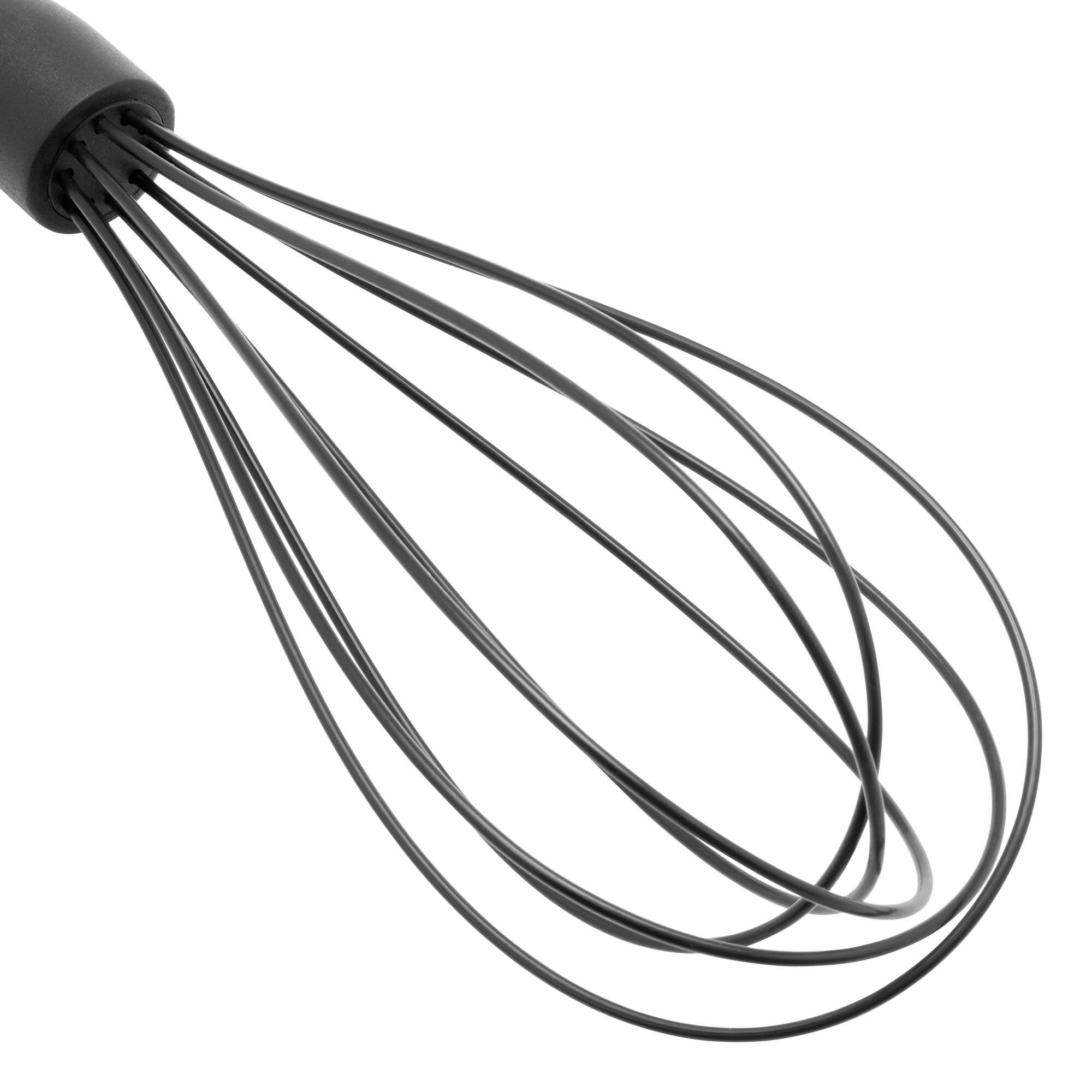 Alt View 3. Henckels - Henckels Silicone Onyx Cooking Utensil, Whisk - Black.