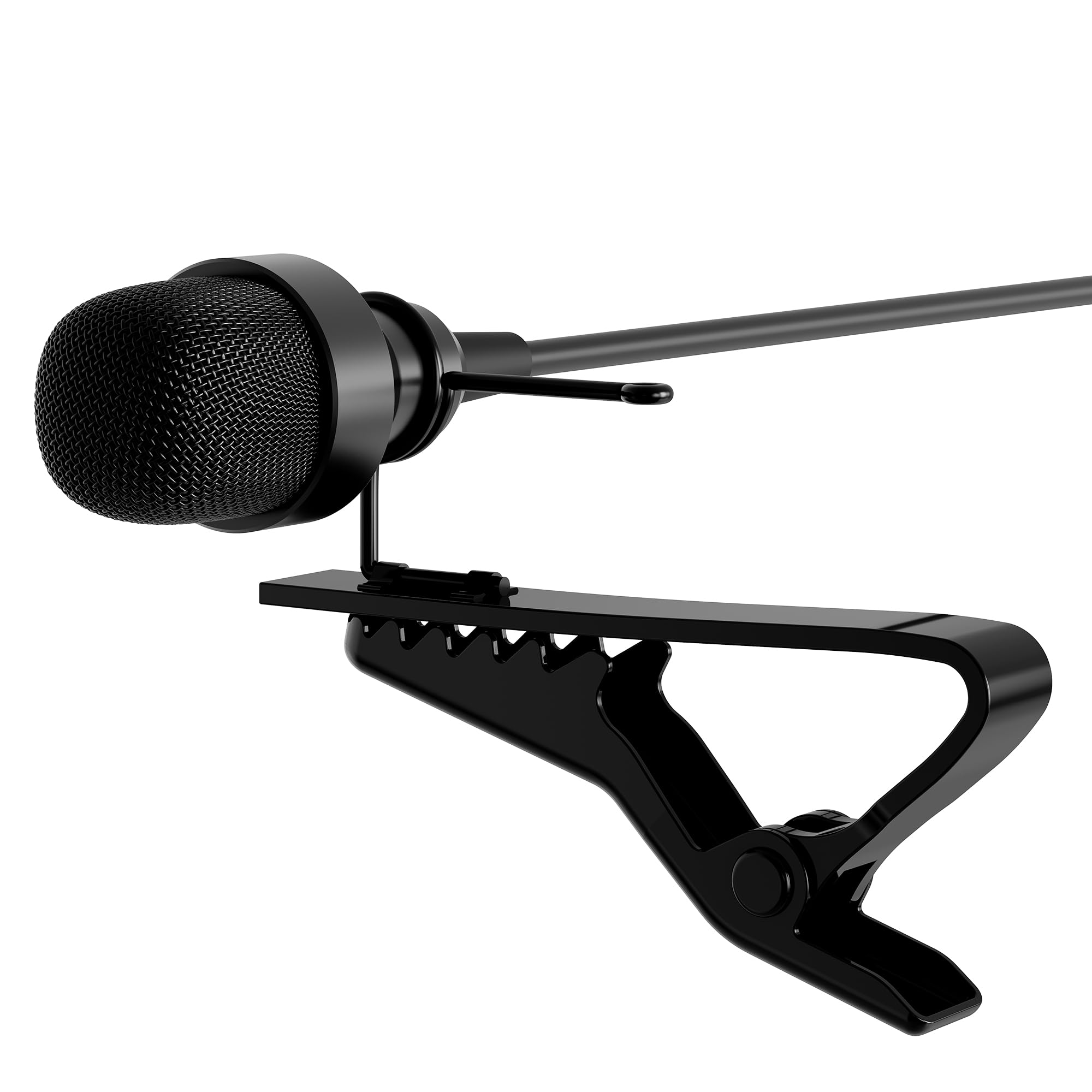 Alt View 1. TECH SAFARI - Pro Condenser Lavalier Lapel Microphone Mic j 017 Compatible With Sennheiser Wireless Transmitter Noise Can - Default.