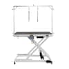 Front. VEVOR - 50" Electric Pet Grooming Table, Heavy Duty Dog Grooming Arm for Large Dogs, Height Adjustable Dog Grooming Station.