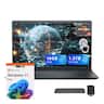 Dell - Upgraded - Inspiron 15.6" Anti-Glare Touchscreen Laptop,AMD Ryzen 7 7730U,16GB DDR4,512GB SSD,Win 11 Pro,1TB Dock Set - Black