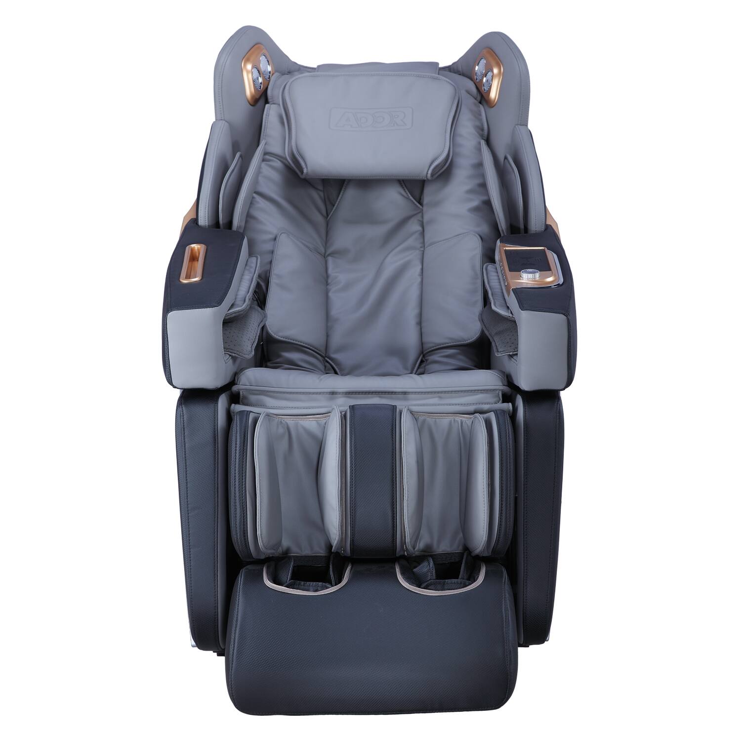 Angle. Osaki - Ador - Allure 3D Zero Gravity Massage Chair With Calf Rollers - Black/Charcoal.