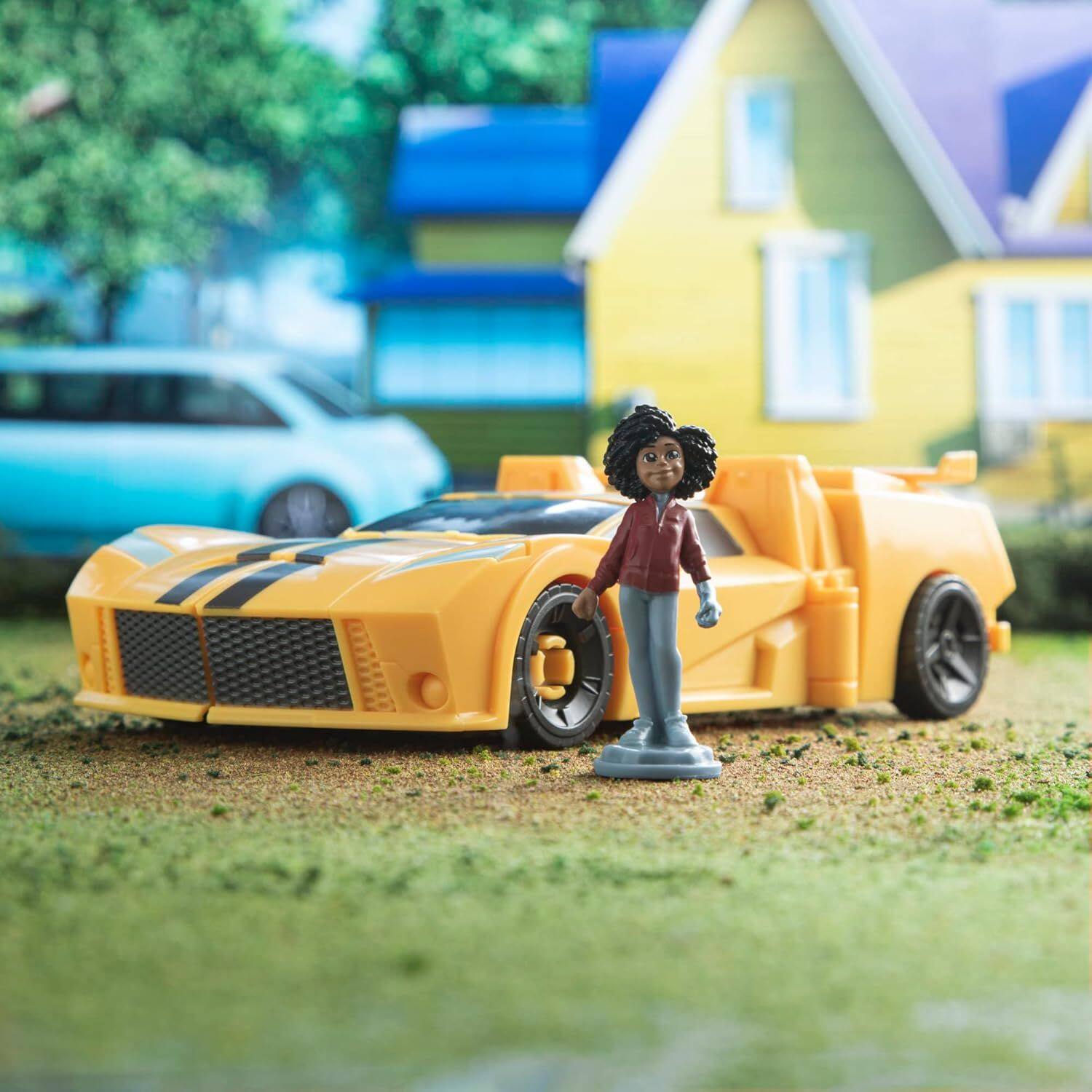 Transformers Toys EarthSpark Spin Changer Bumblebee 8 Inch Action