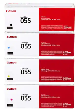 Canon Cartridge 055
For use with:
LBP660C Series
Color imageCLASS MF740C Series
Canon Cartridge 055
For use with:
LBP660C Series
Color imageCLASS MF740C Series
Canon Cartridge 055
For use with:
LBP660C Series
Color imageCLASS MF740C Series
Canon Cartridge 055
For use with:
LBP660C Series
Color imageCLASS MF740C Series
CANON GENUINE
CANON GENUINE
CANON GENUINE
CANON GENUINE