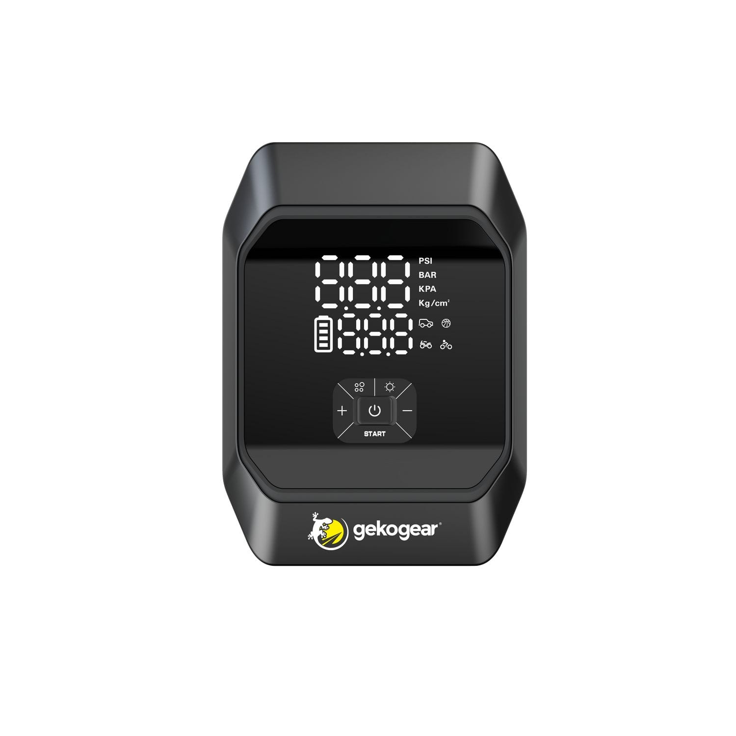 myGEKOgear - Gekogear AirFlux 300 Air Pump & Jump Starter - Black