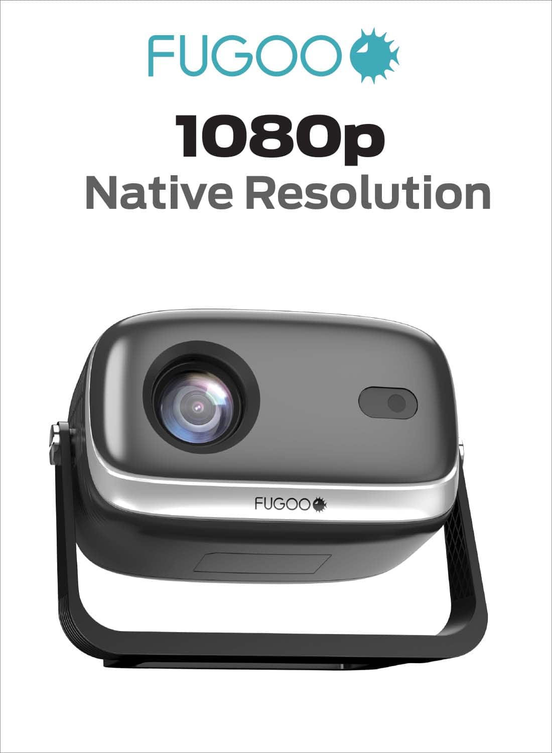 Fugoo - Outdoor Projector & Soundbar Bundle with 120" Screen