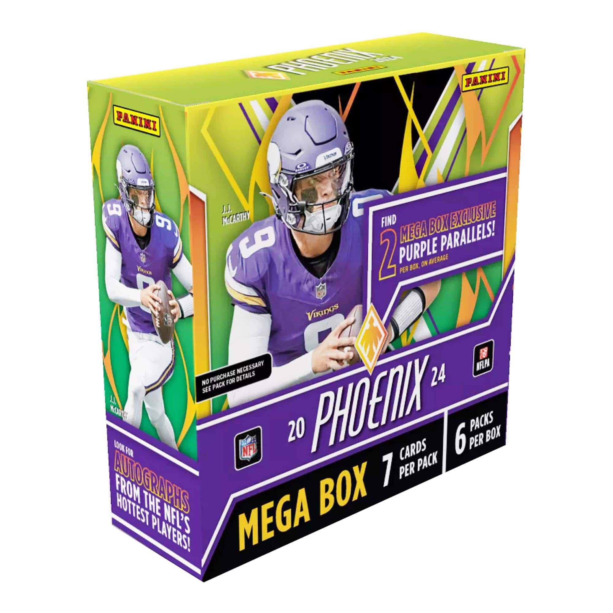 NFL - 2024 Panini Phoenix Football Mega Box | 6 Packs - Multi-Colored