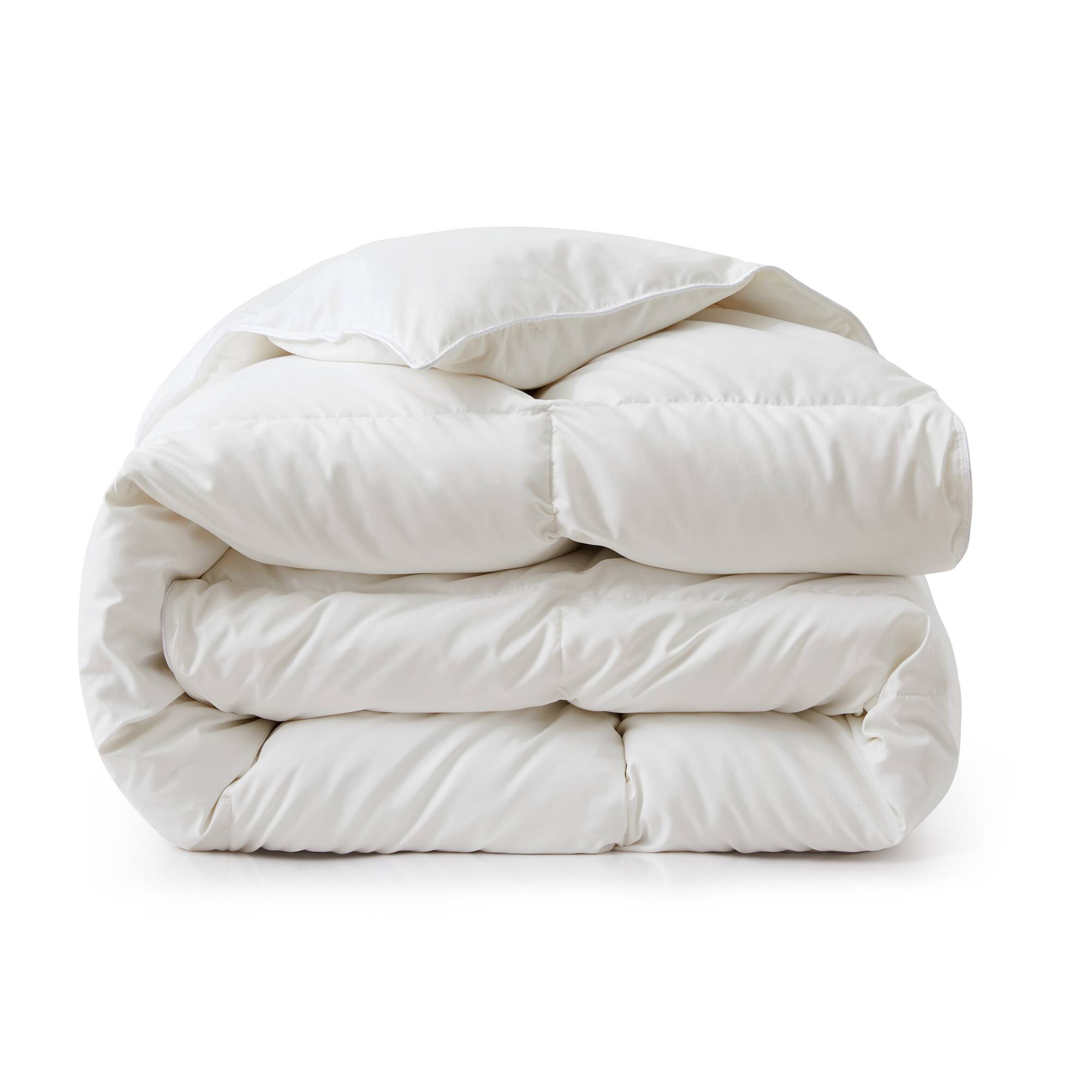 Alt View 1. Peace Nest - Peace Nest Heavyweight Extra Warmth White Goose Feather Down Fiber Duvet Comforter Insert, White, King - White.