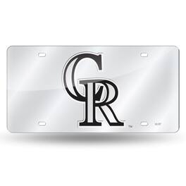 Rico Industries - Colorado Rockies Acrylic License Plate Laser Tag - Multi