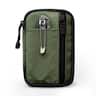 ALPAKA - HUB Pouch V2 - RFID Wallet Organizer Pouch - Compact pocket EDC for cash, cards & small essentials - Green Axoflux 210D