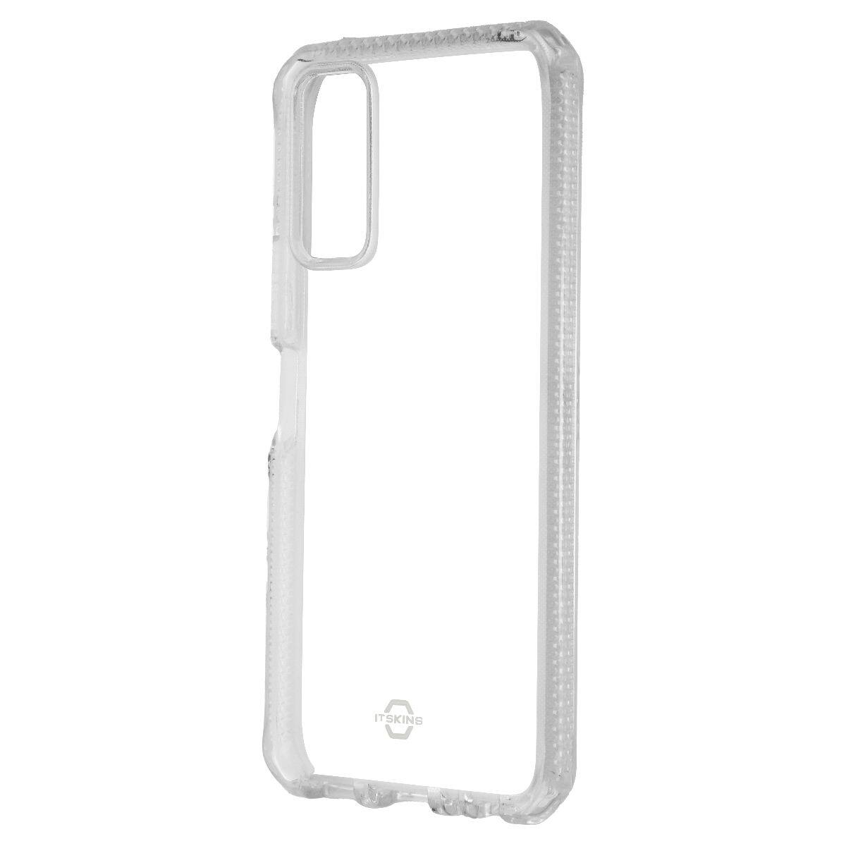 Front. Itskins - ITSKINS Spectrum Clear Slim Rugged Case for Vivo Y11s - Clear - Clear.