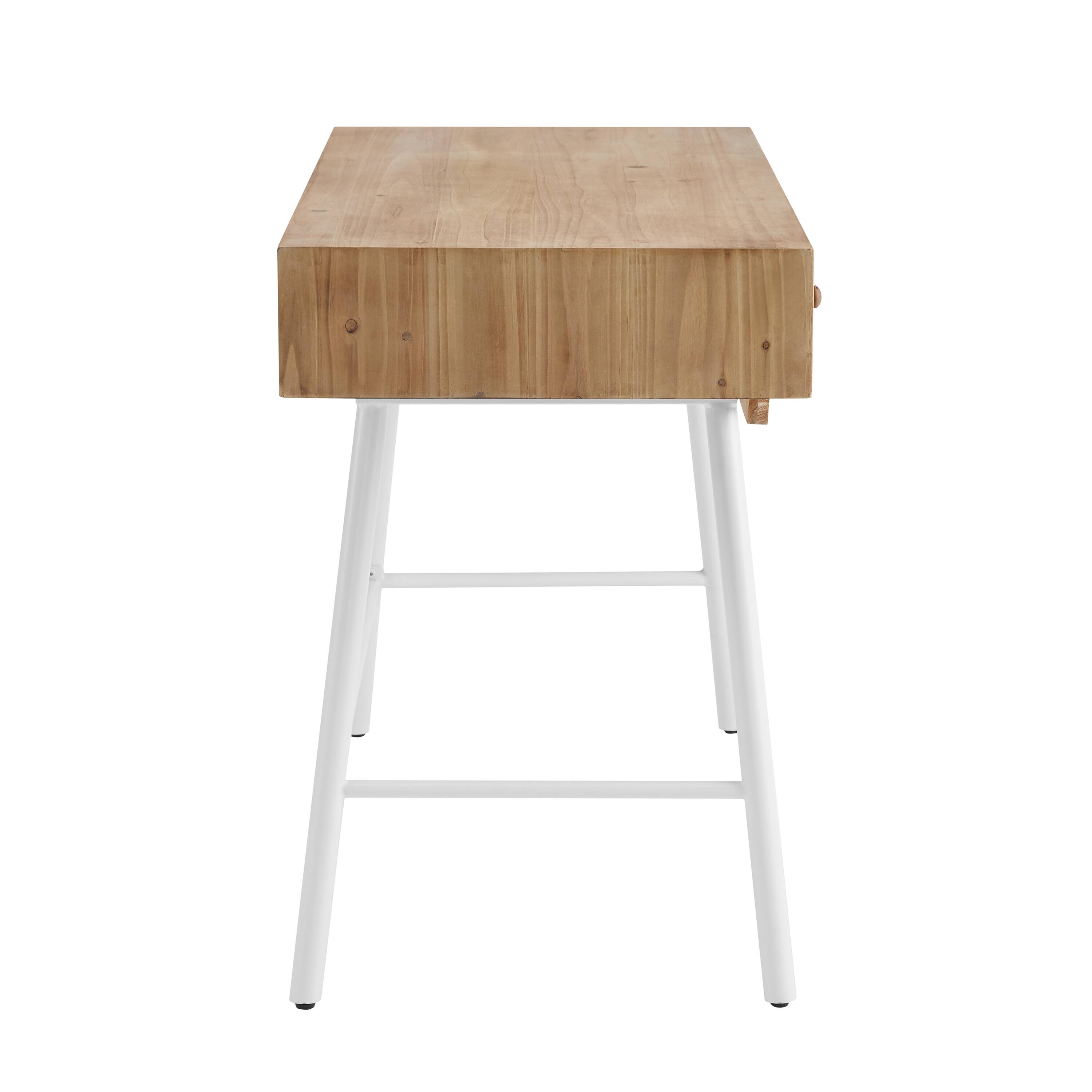 Alt View 12. Linon Home Décor - Conners Contemporary 3-Drawer Desk - Natural.