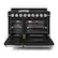 Alt View 13. Thor Kitchen - Gordon Ramsay Series by Thor Kitchen 6.8 Cu. Ft Freestanding Gas Range with Stainless Steel Hardware - Black.