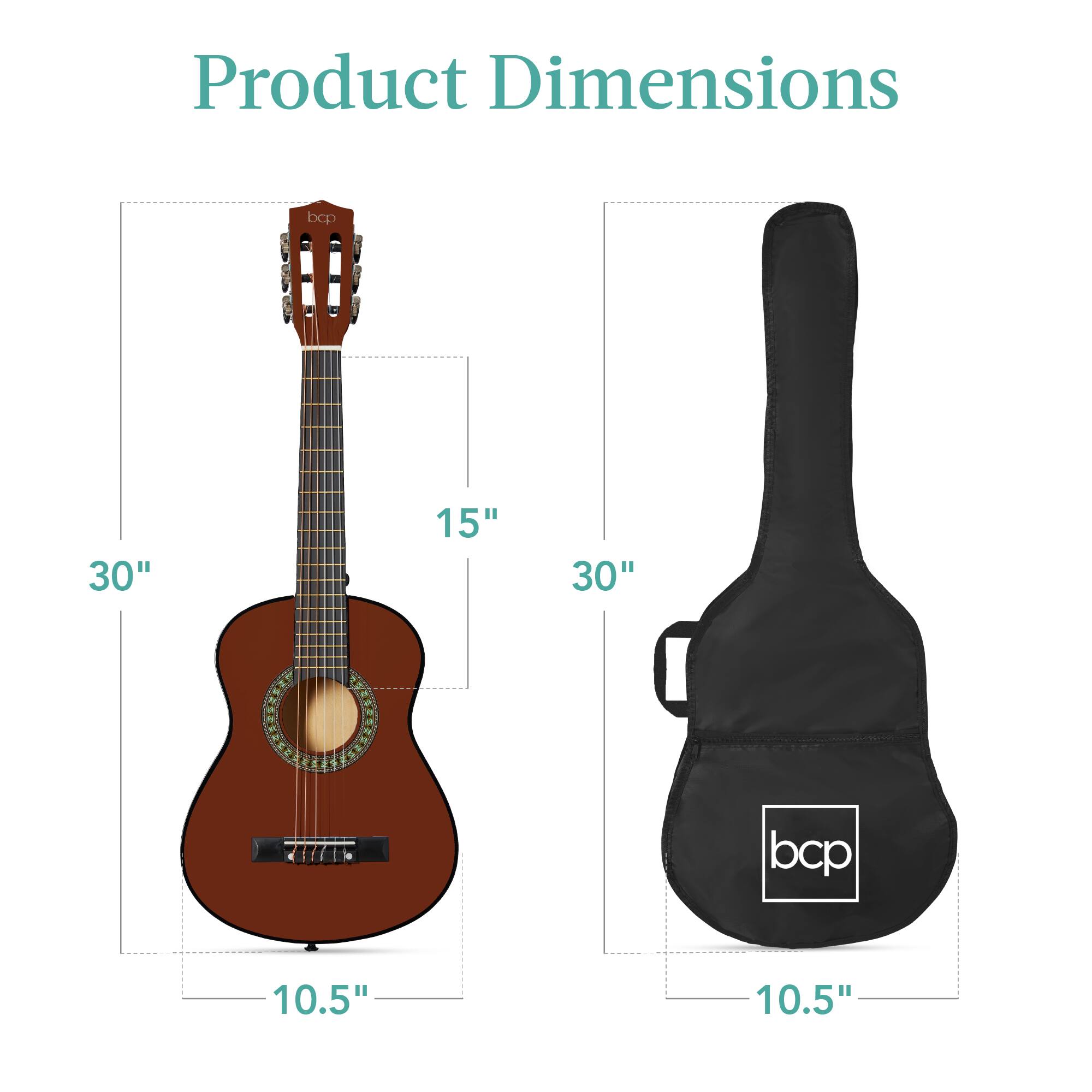 Product Dimensions

- Guitar: 30" x 15" x 10.5"
- Case: 30" x 10.5"