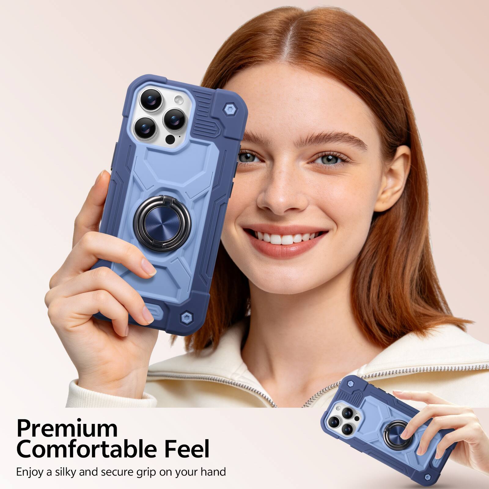 Premium Comfortable Feel  
Enjoy a silky and secure grip on your hand
