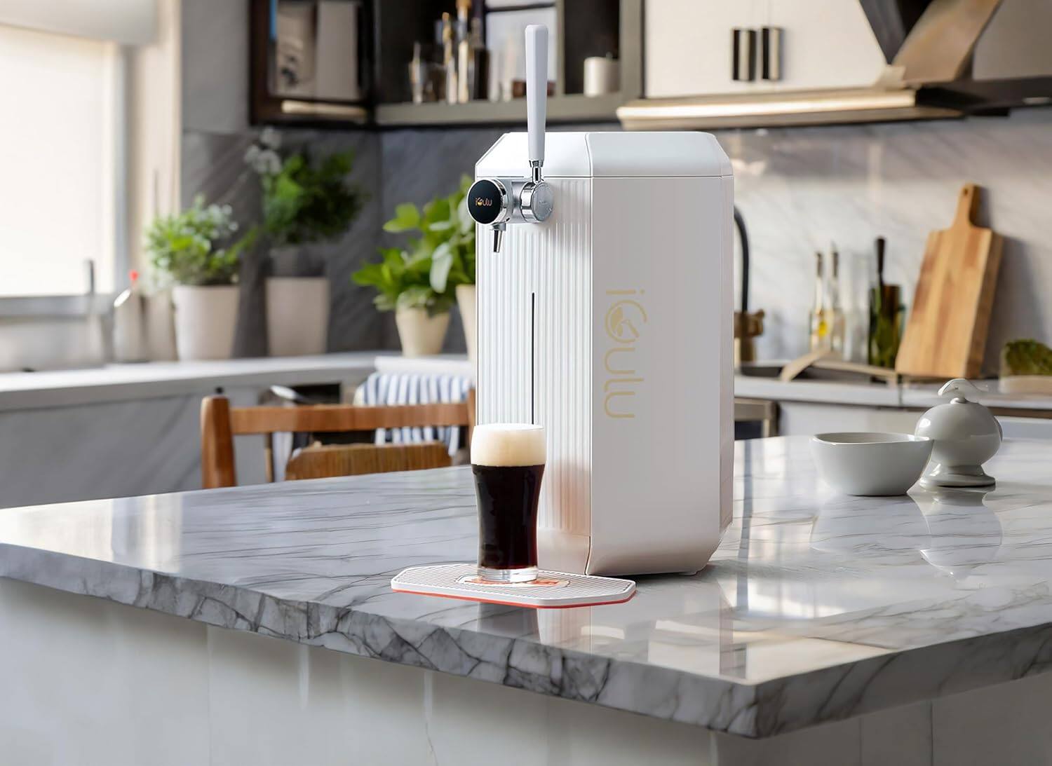 Alt View 5. iGulu - iGulu F1 All-in-One Automated Home Craft Beer Brewer - White.