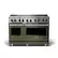 Front. Viking - 5 Series 48" Wide Freestanding Electric Induction Range - Martini.
