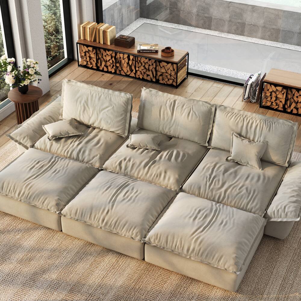 Beige Suede Fabric