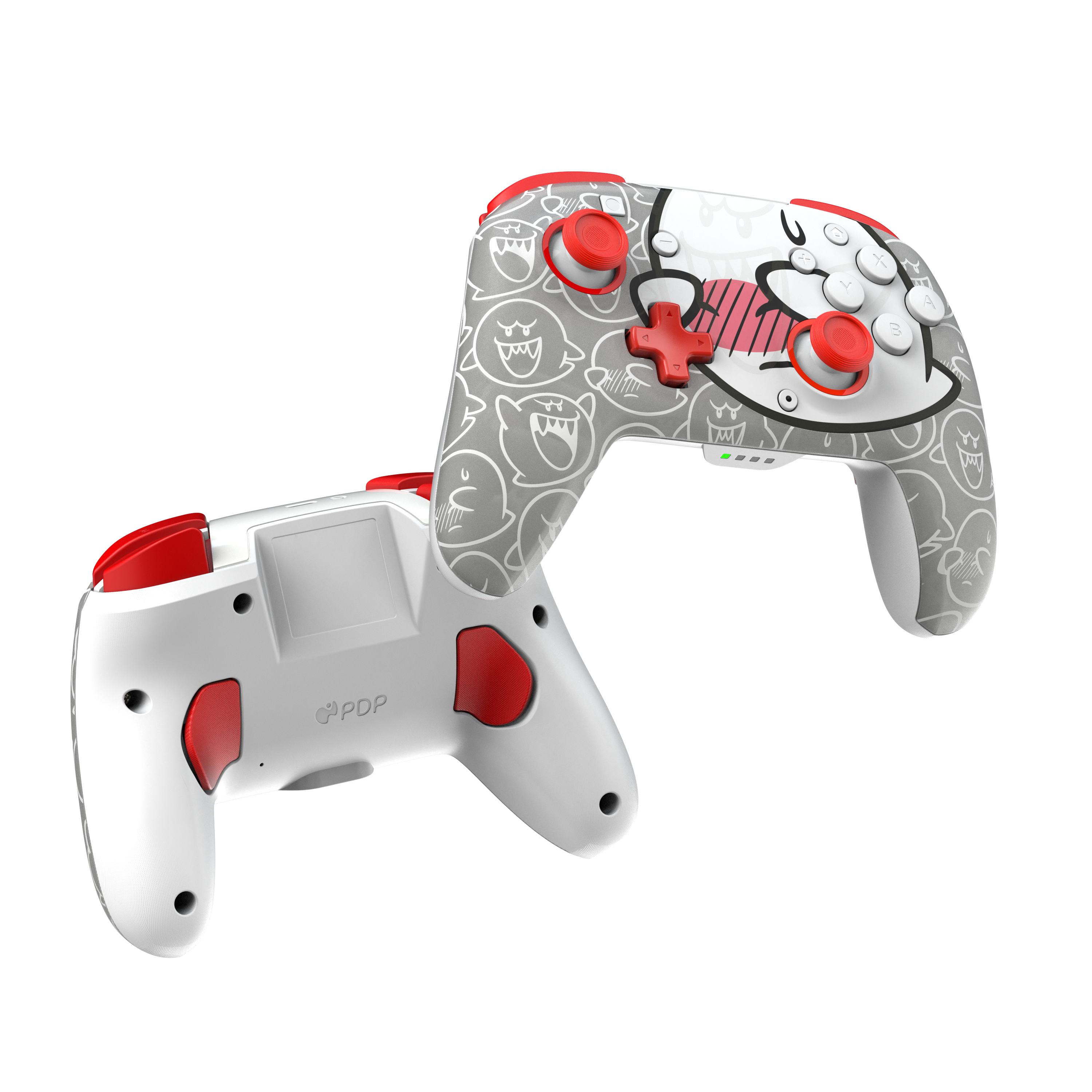 Alt View 26. PDP - Rematch Wireless Gaming Controller for Nintendo Switch, Nintendo Switch 2 - Boo-Hoo.