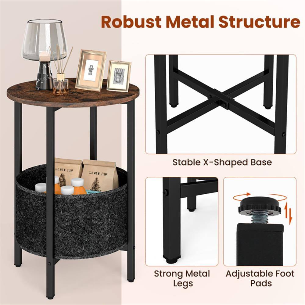 Robust Metal Structure

- Stable X-shaped Base
- Strong Metal Legs
- Adjustable Foot Pads