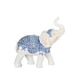 FC Design - 6"H Thai Elephant Figurine Statue Office Desk Tabletop Home Decor Gift - Multi-Color