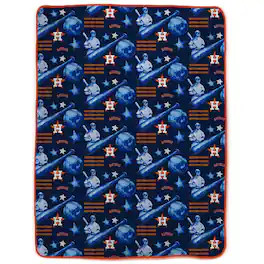 Pegasus - Houston Astros Tonal Slugger Ultra Cozy Oversized Blanket - Multicolor