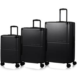 Champs - Earth Collection - 3-piece Hardside Luggage set - Black